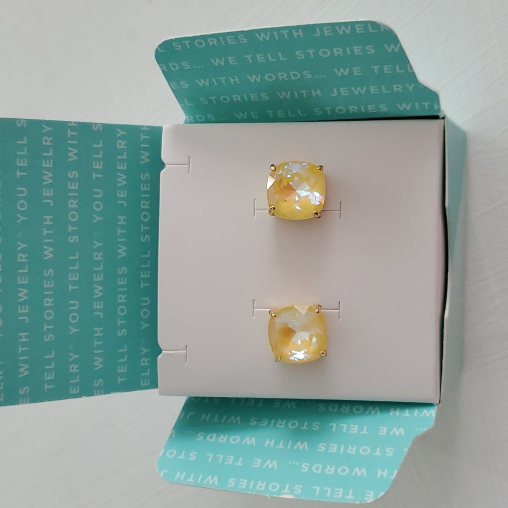 Origami Owl Clara Earring Sunshine Delite 🌞 Brand new!